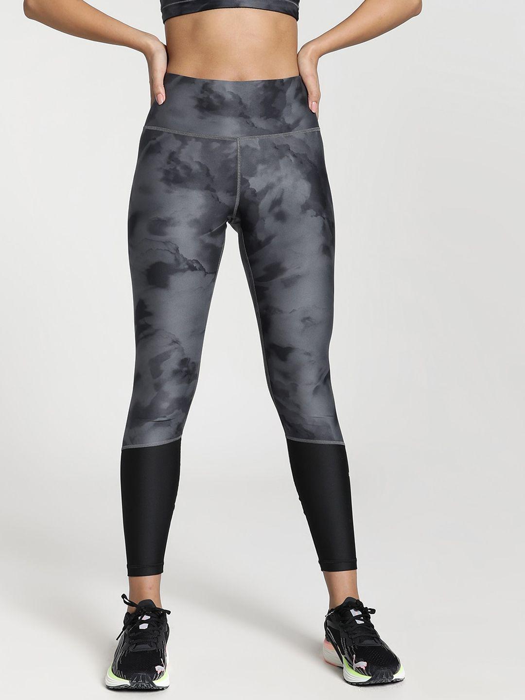 puma women printed ultraform high-waist running tights