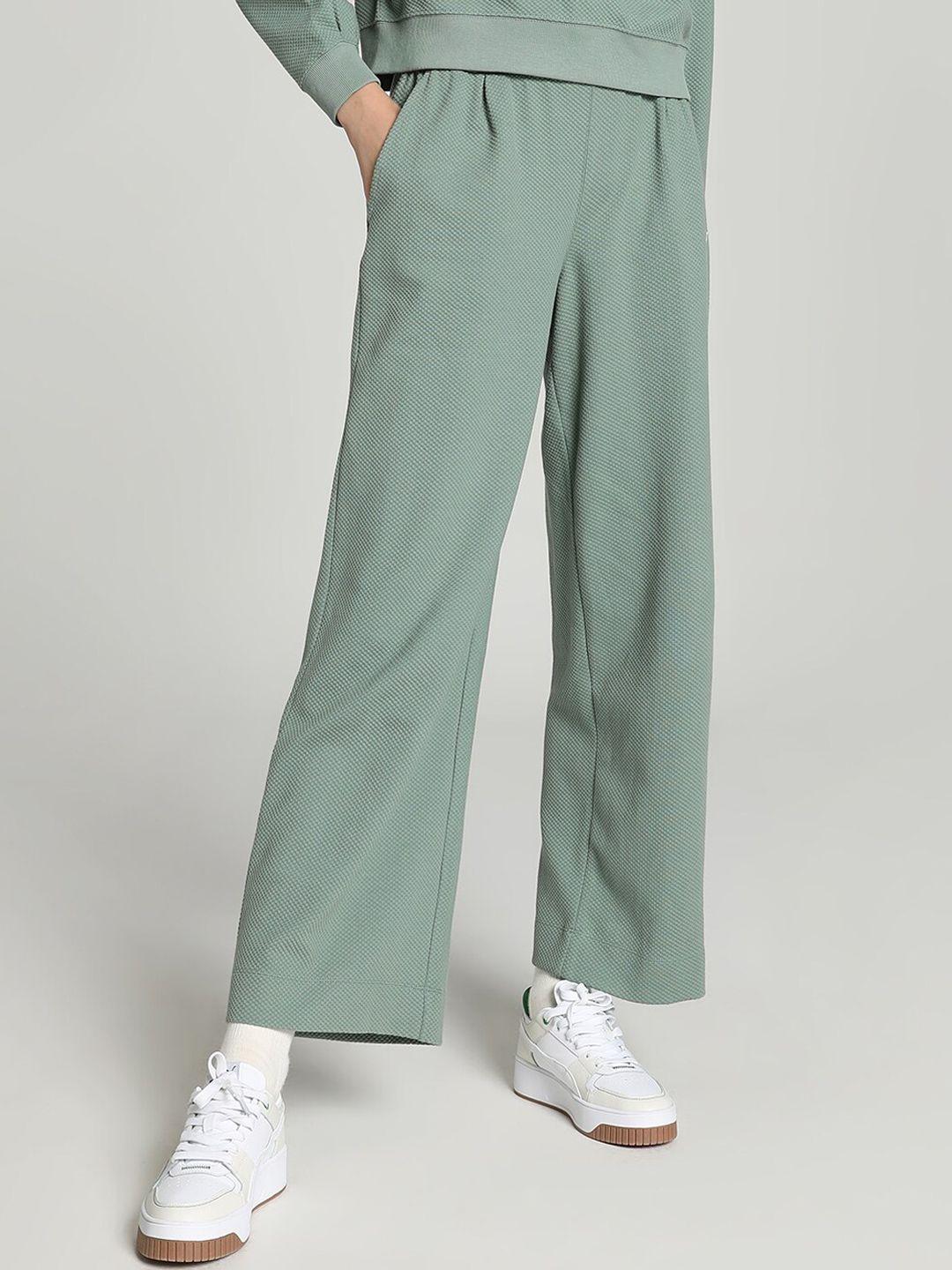 puma women mid-rise track pants