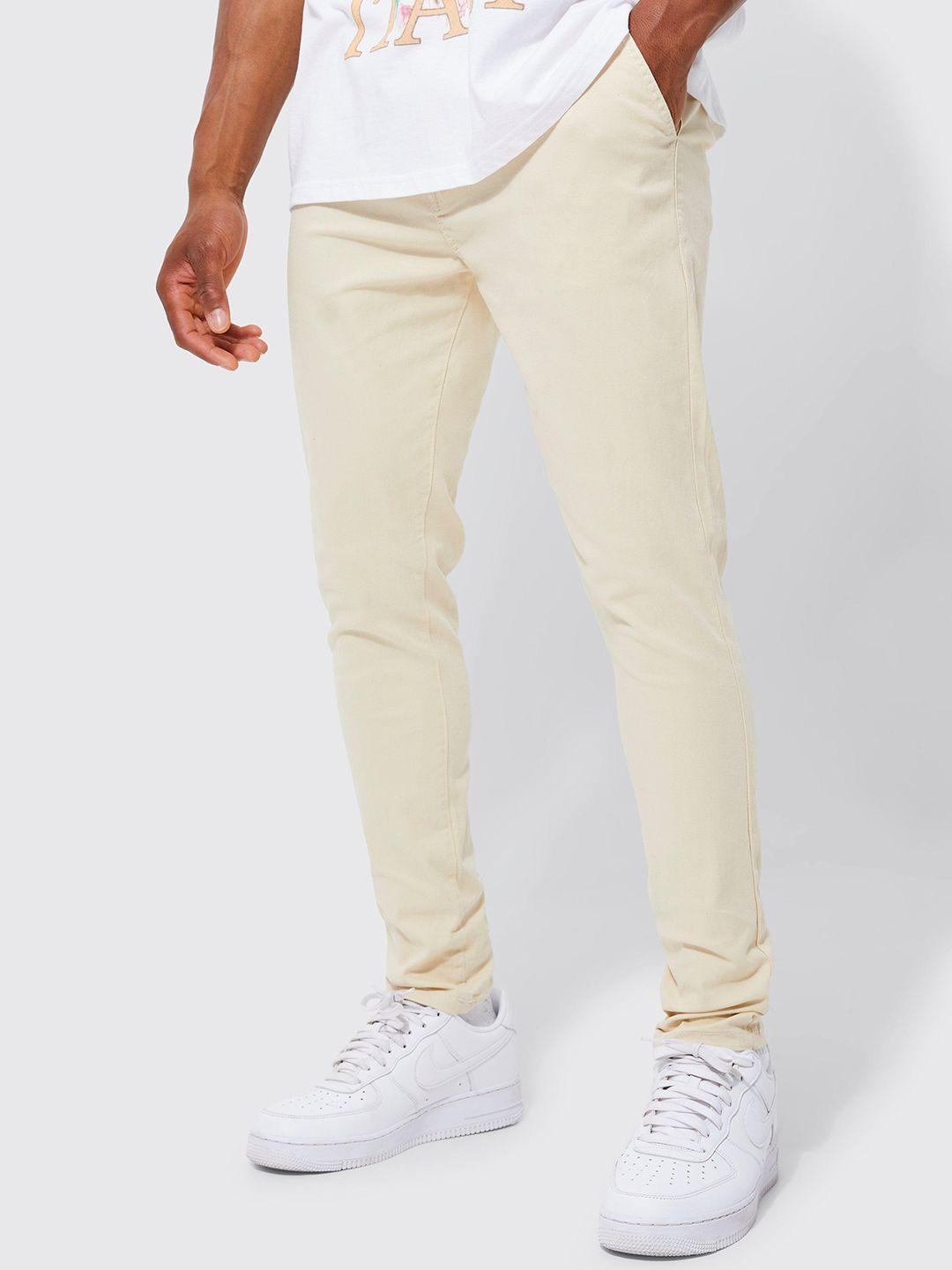 boohooman skinny fit chinos