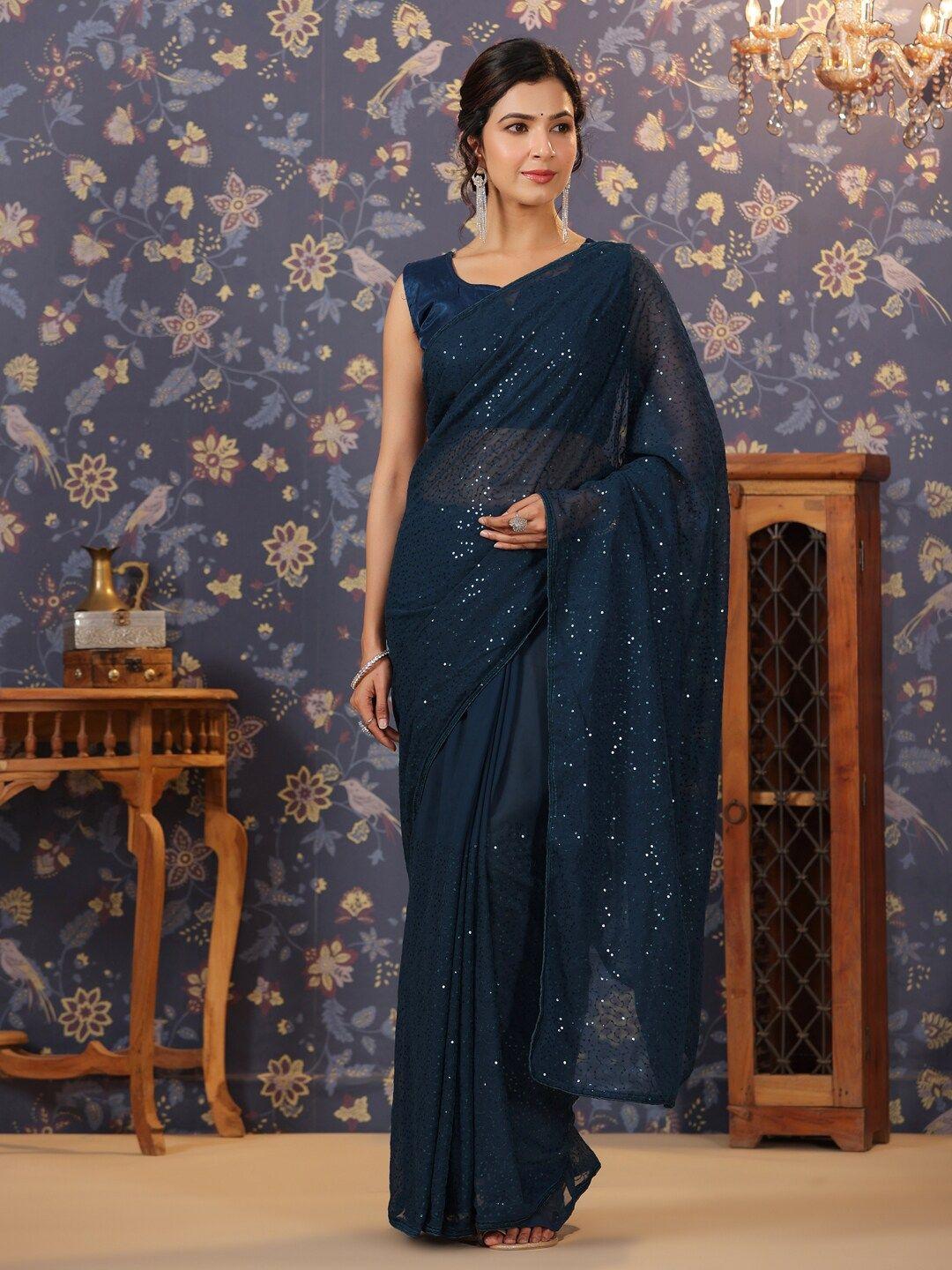 house of pataudi embellished sarees