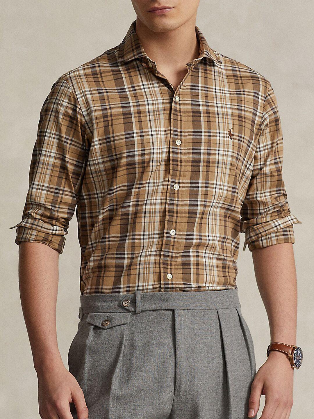 polo ralph lauren checked cotton shirt