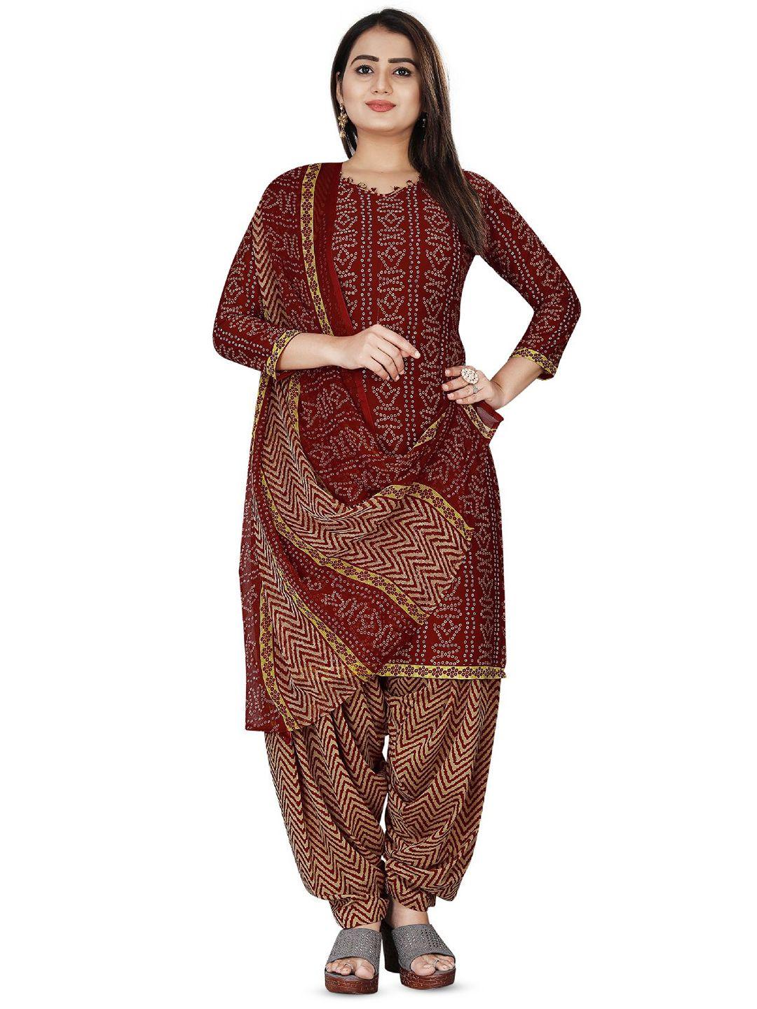 salwar studio ethnic motifs printed unstitched dress material