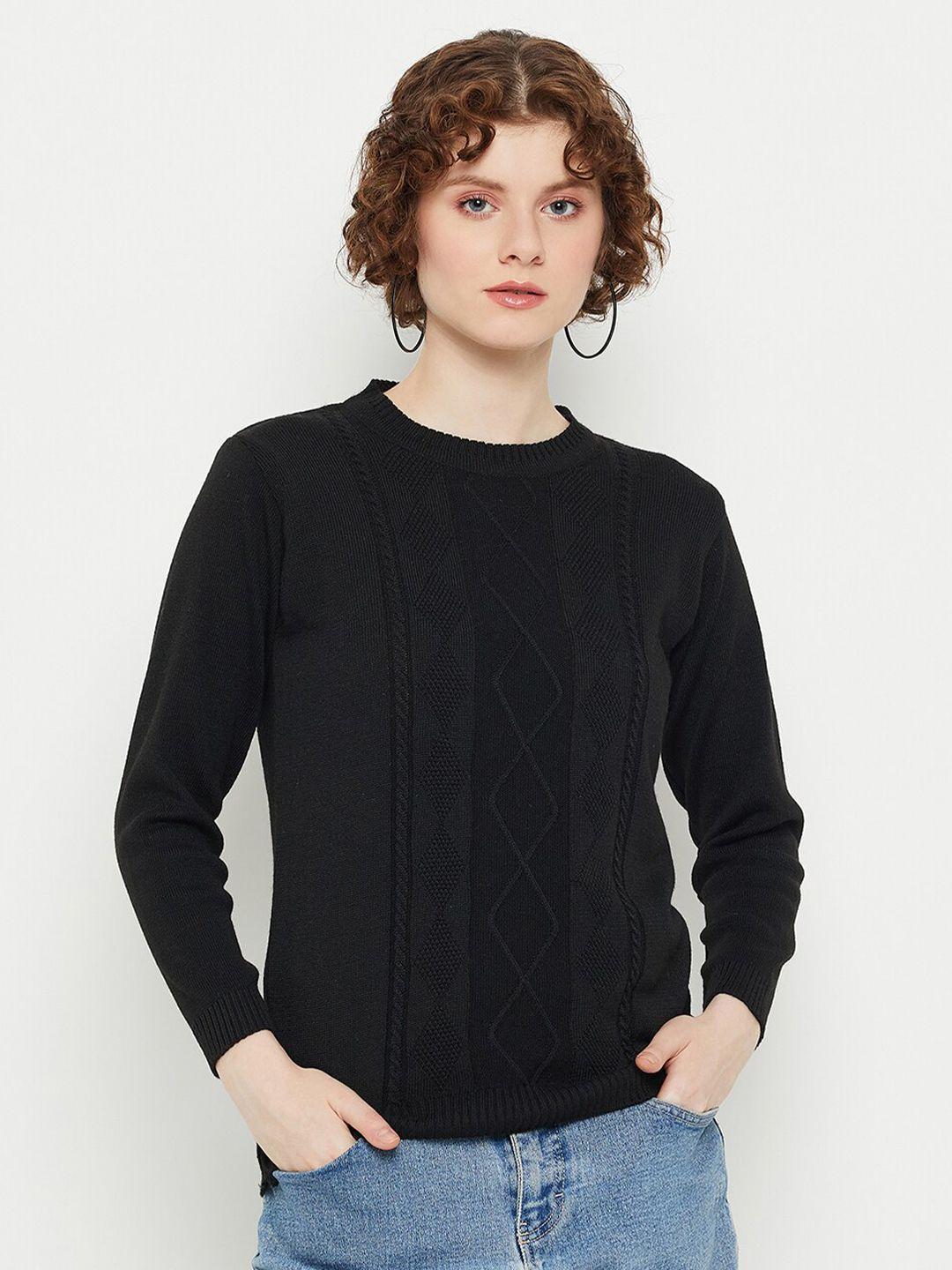 kasma cable knit woollen pullover