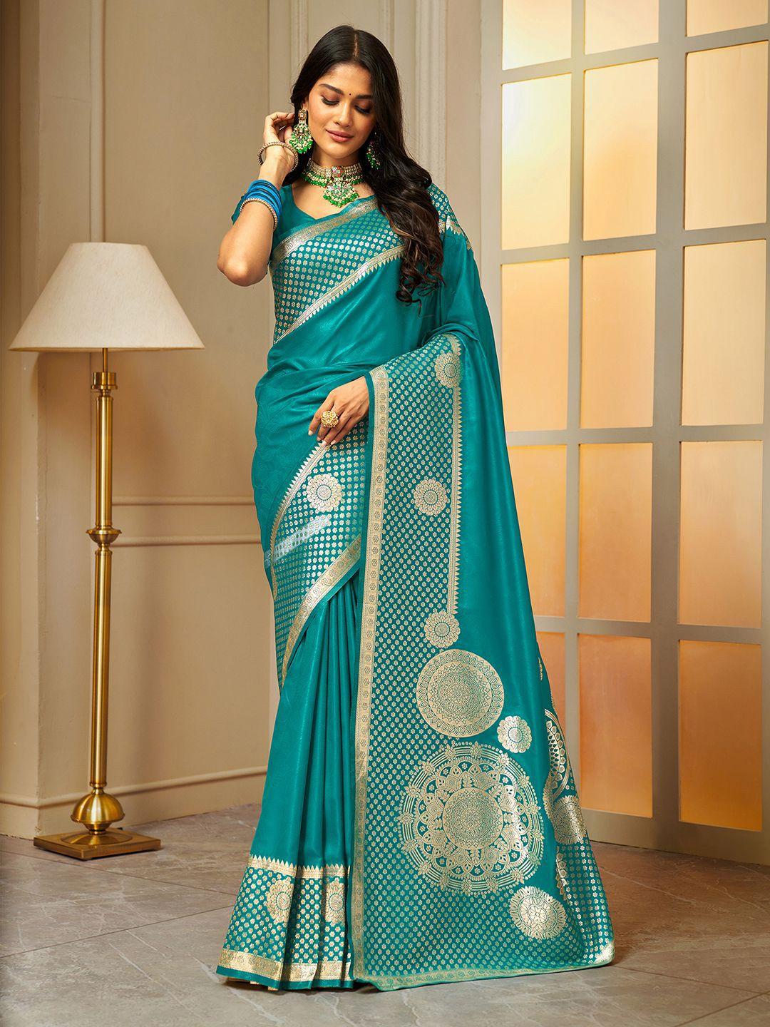 mitera woven design zari banarasi saree