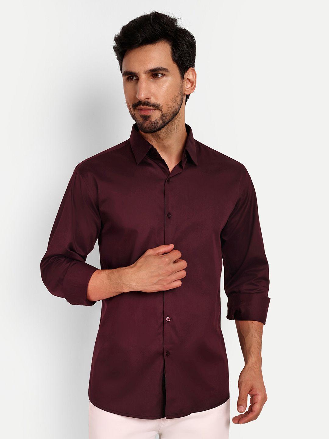 urban scissors indian slim slim fit pure cotton casual shirt