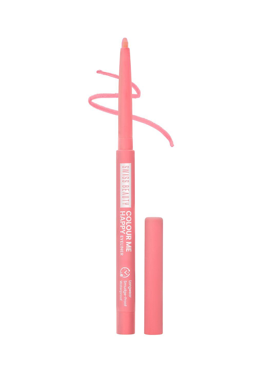 swiss beauty colour me happy waterproof  eyeliner - rose camellia