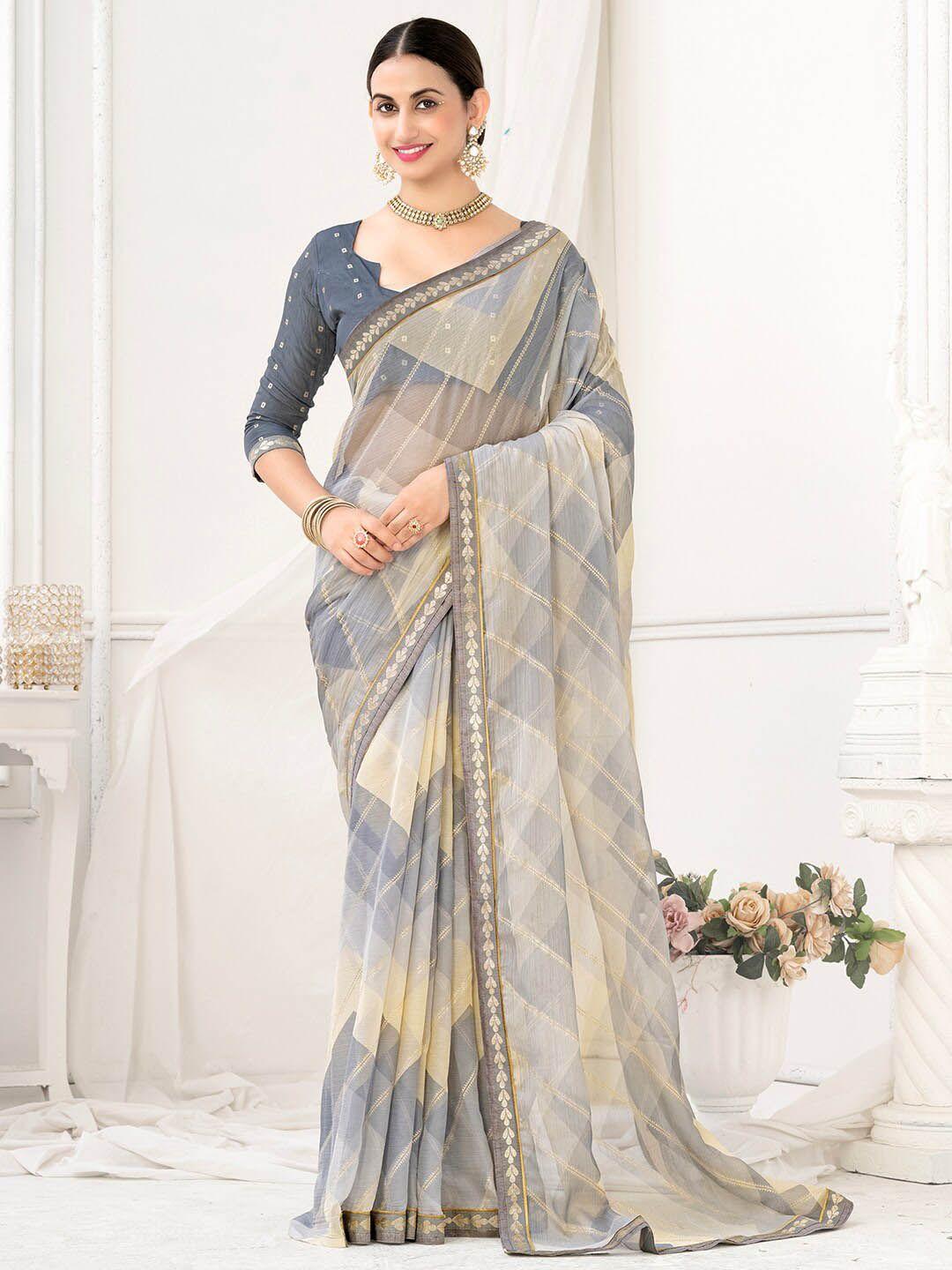 anouk abstract printed saree