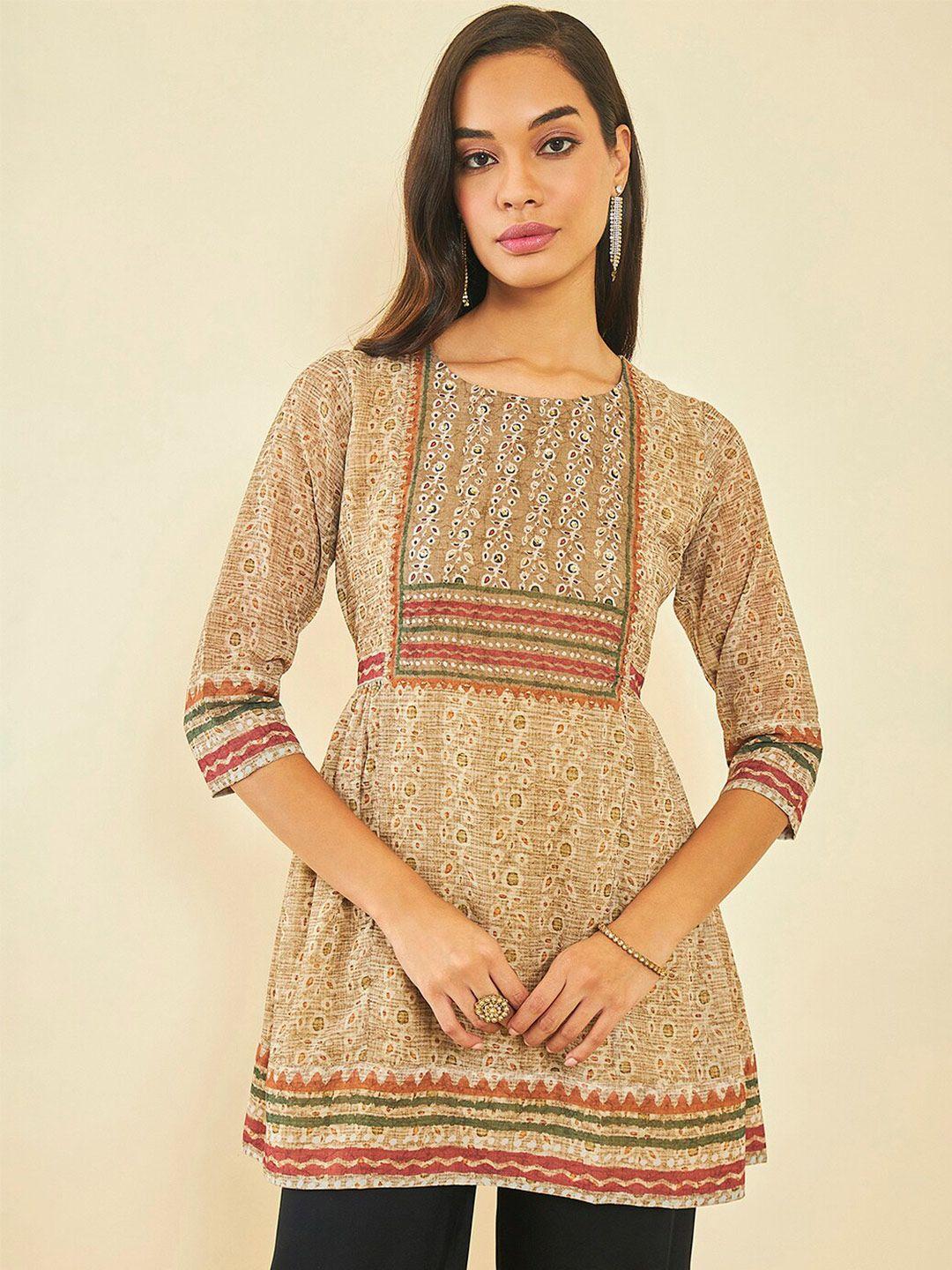 soch ethnic motifs printed tunic