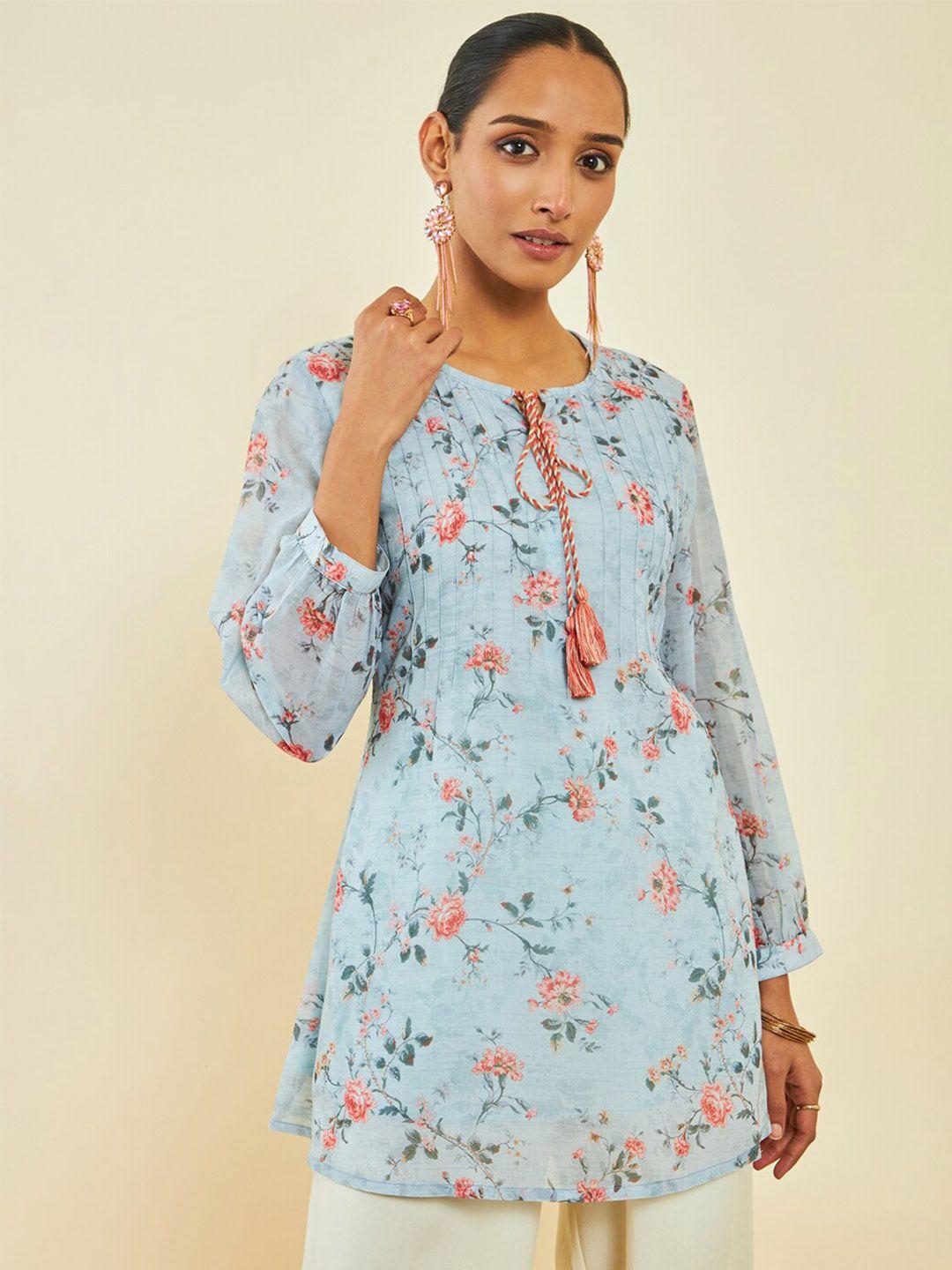 soch floral printed tunic