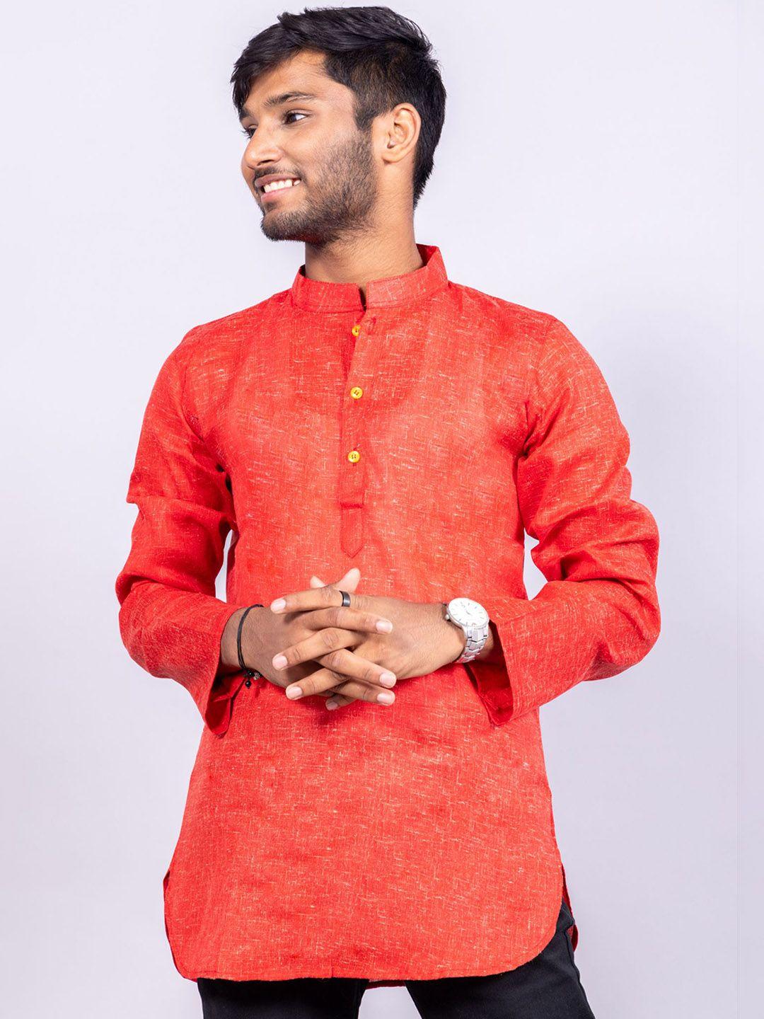 baesd mandarin collar long sleeves pure cotton kurta