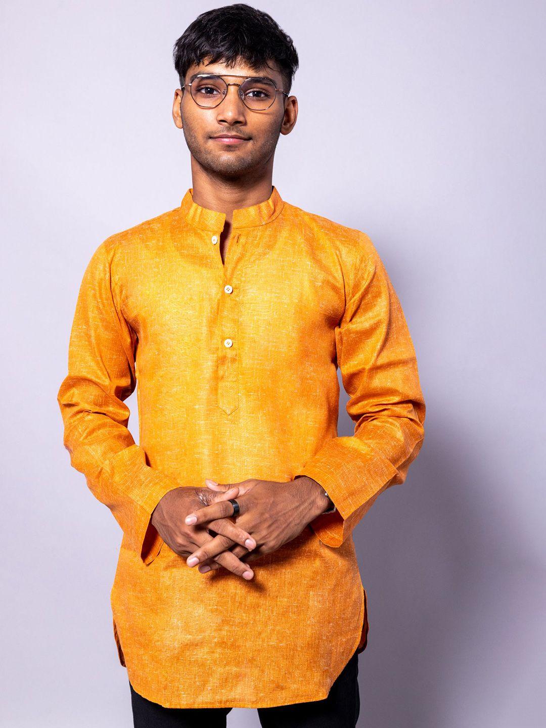 baesd mandarin collar long sleeves pure cotton kurta