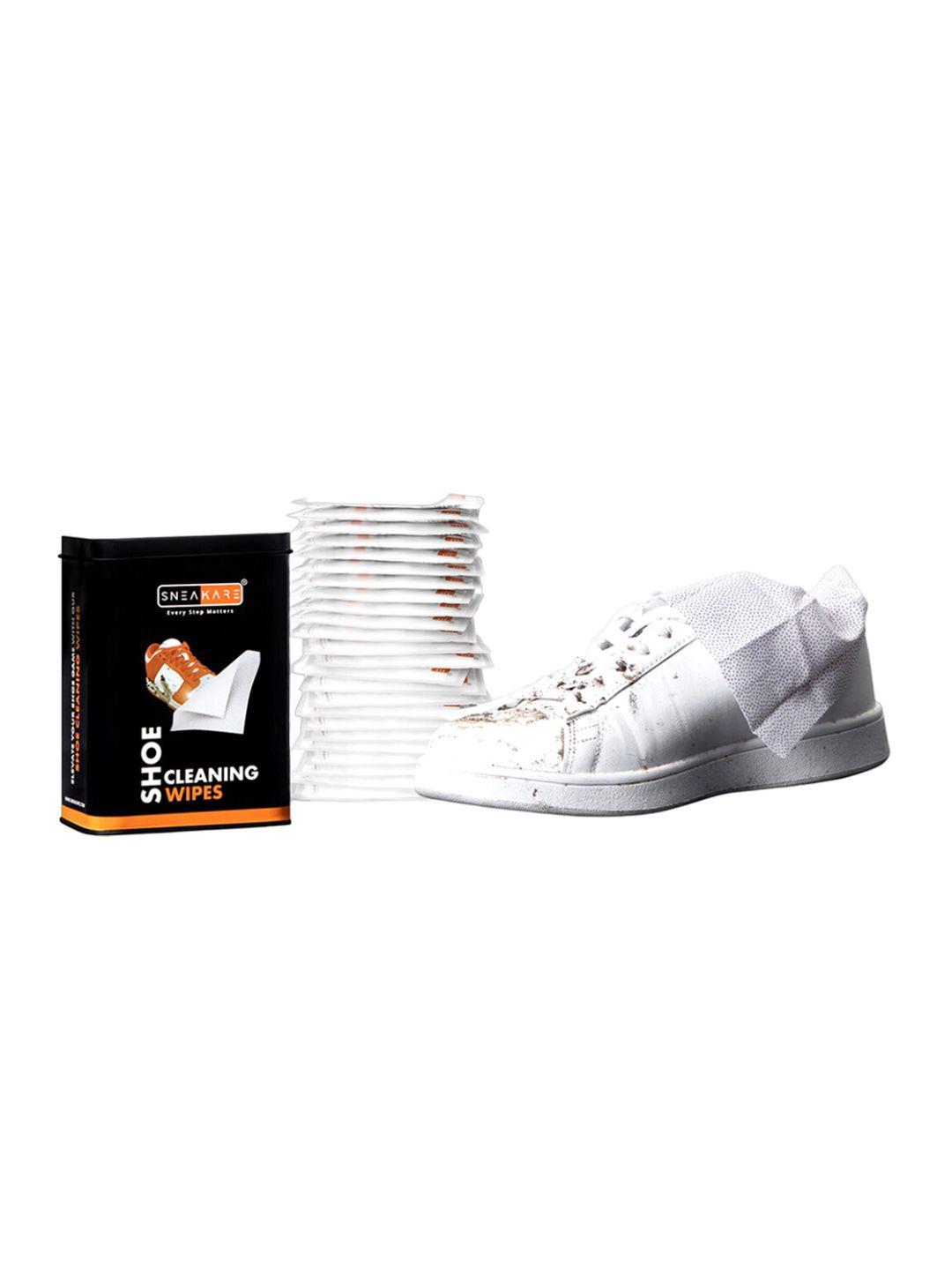 sneakare set of 24 travel friendly shoe wipes