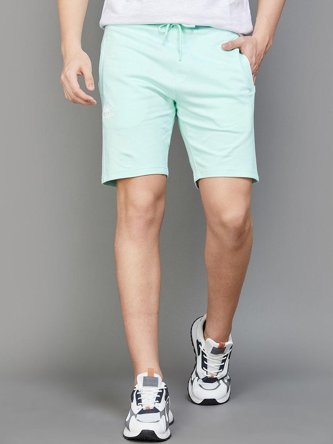 kappa men mid-rise cotton shorts