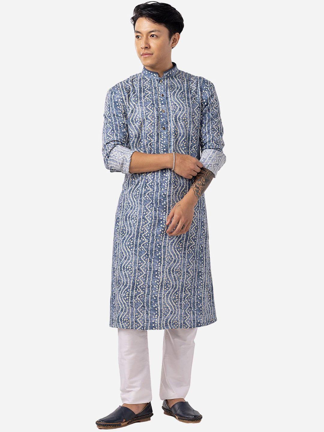 the kurta company bandhani printed kurta