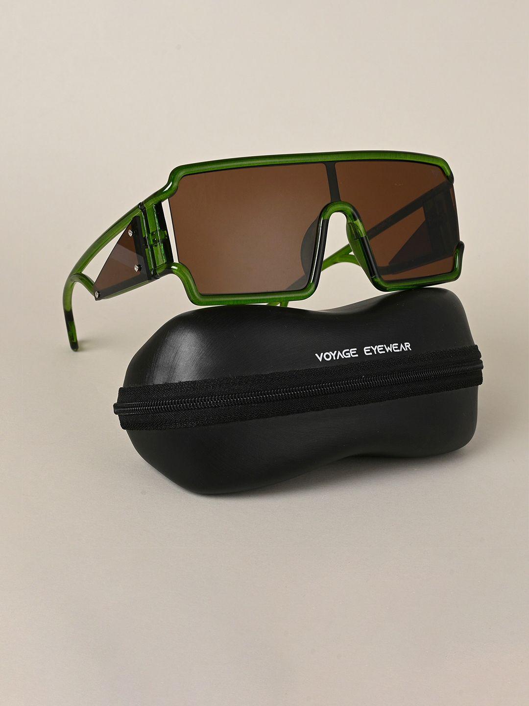 voyage unisex wayfarer sunglasses with uv protected lens