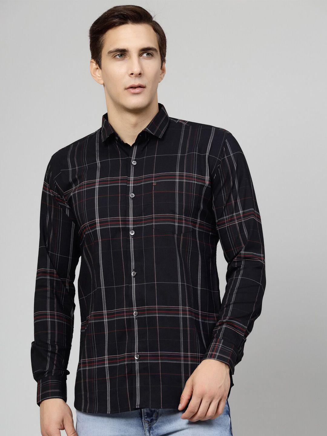 jadeberry checked cotton standard casual shirt