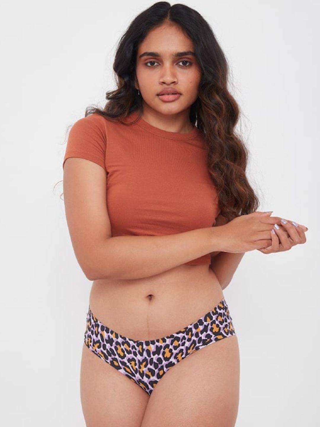 big little lemons printed hipster briefs