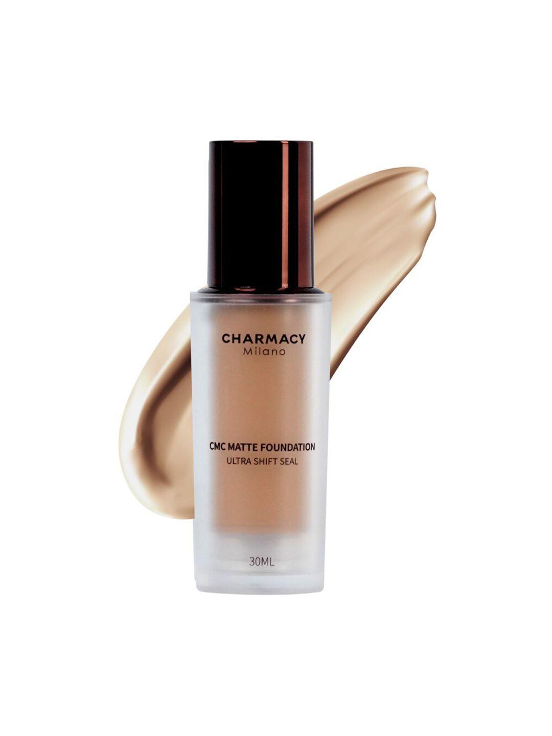 charmacy milano ultra shift seal hydrating cmc matte foundation 30ml - shade 10