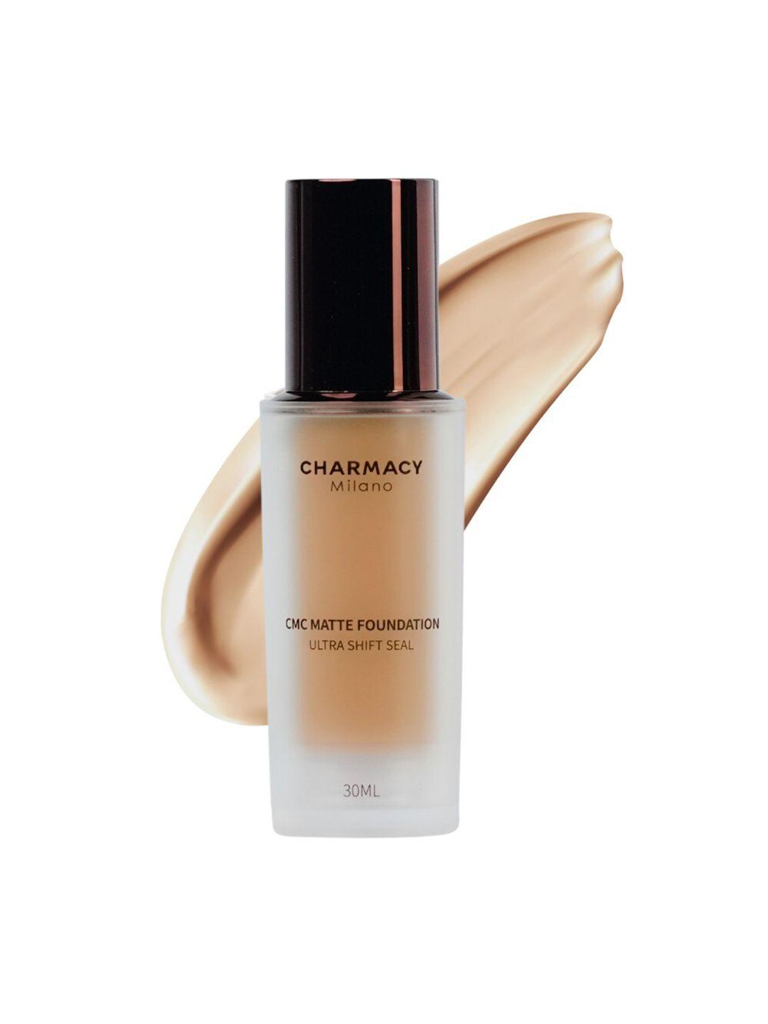 charmacy milano ultra shift seal hydrating cmc matte foundation 30ml - shade 09