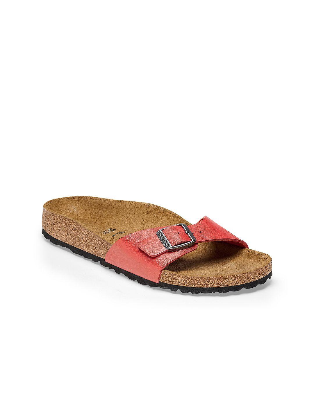 birkenstock madrid narrow width one strap open toe flats