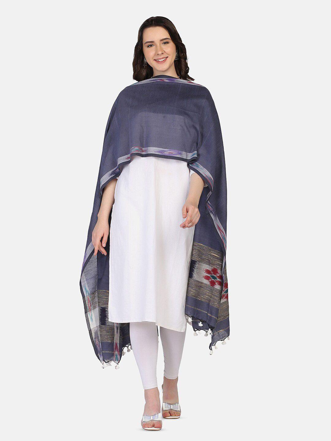 taavi woven design pure cotton dupatta