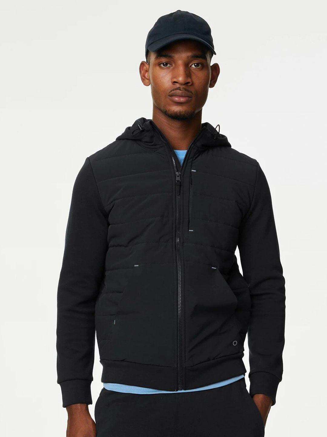 marks & spencer hooded bomber jacket