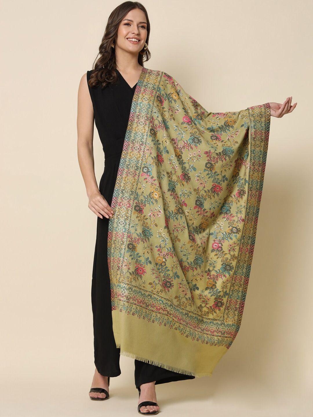 here&now kaani woven design shawl