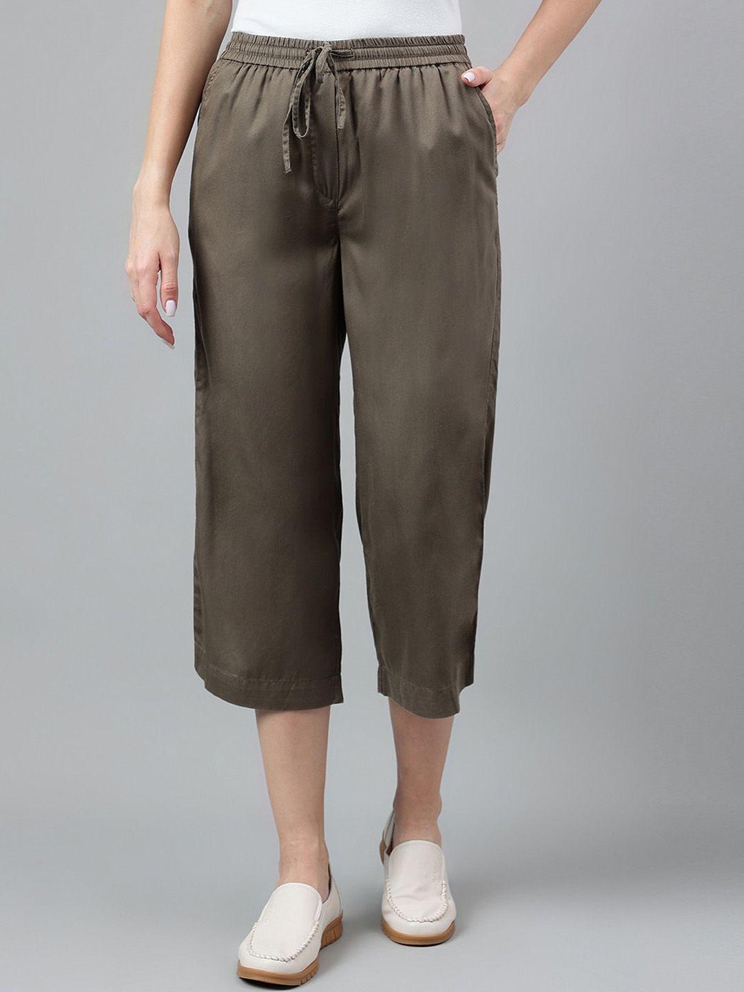 woodland women low-rise culottes trousers