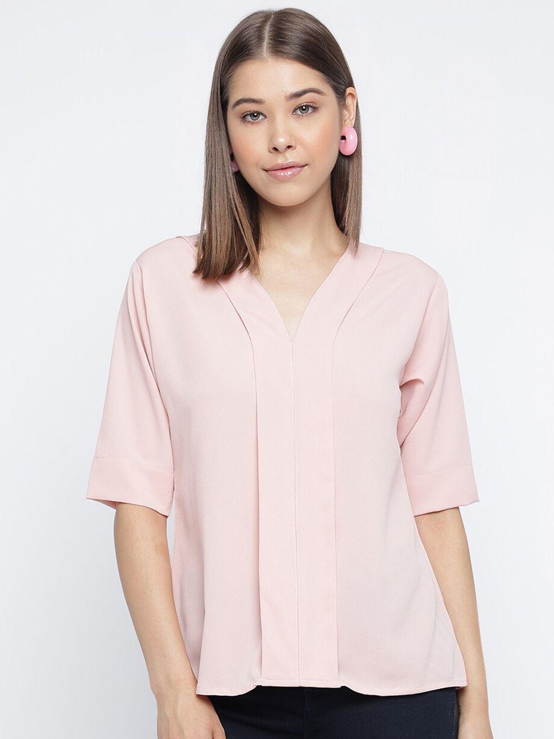 mayra v-neck extended sleeves shirt style top