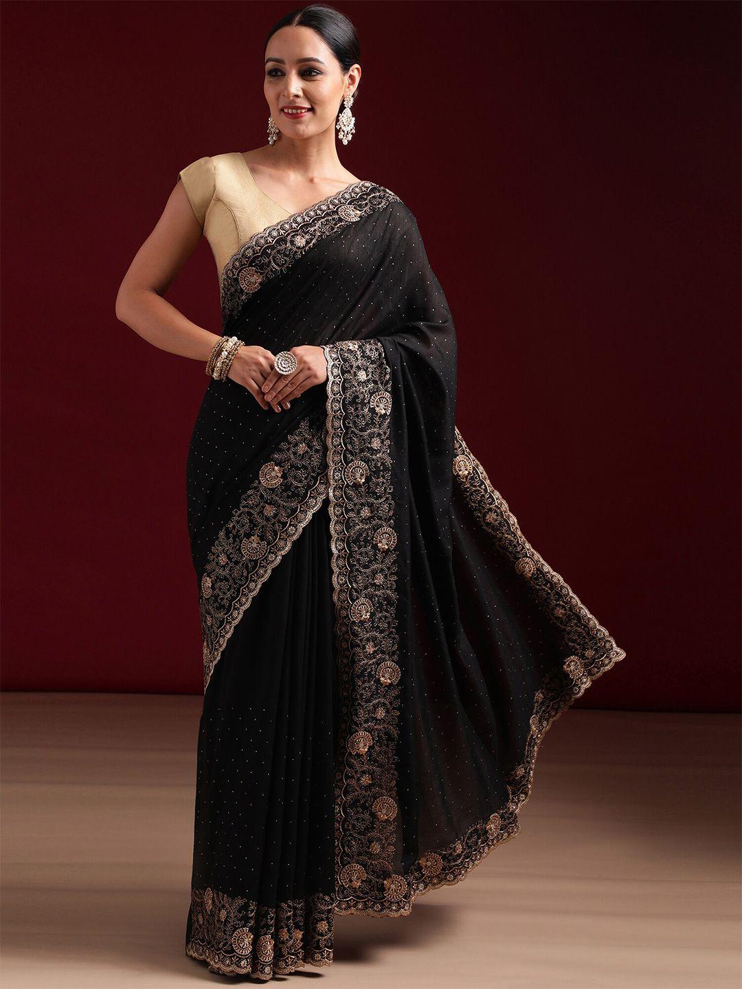 kasee embellished embroidered saree