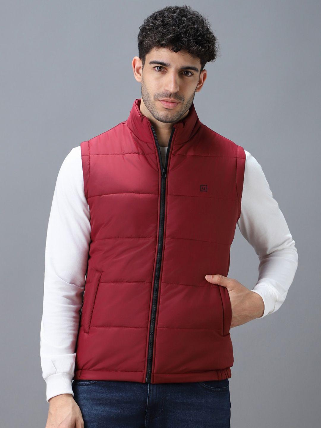 urbano fashion sleeveless zippered puffer jacket