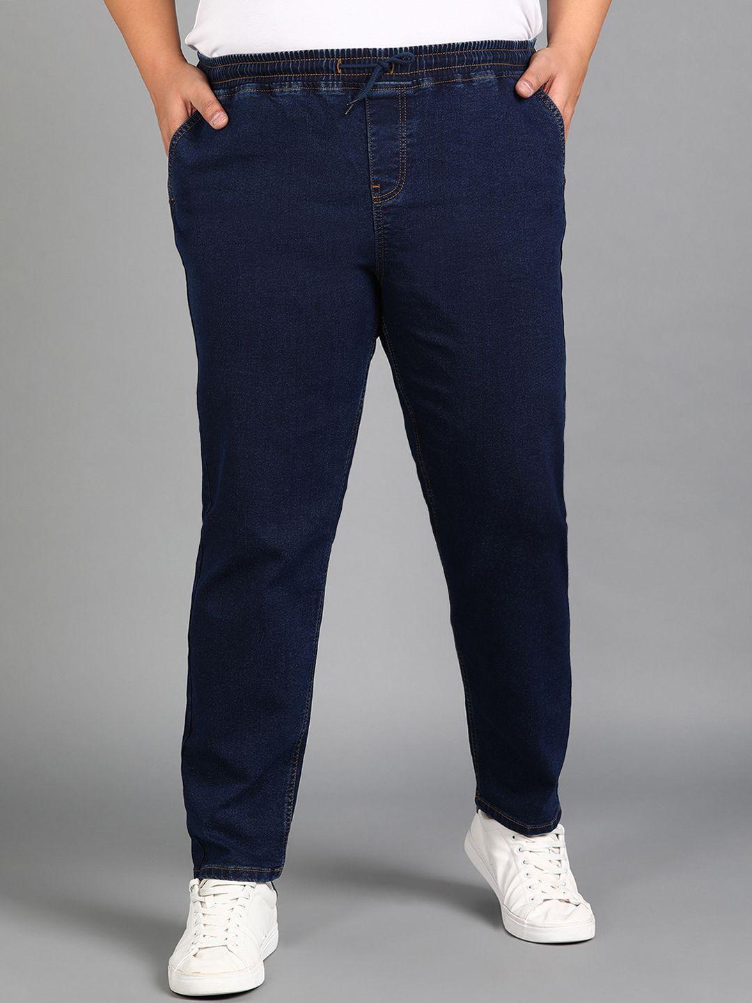 urbano plus plus size men mid rise stretchable jeans