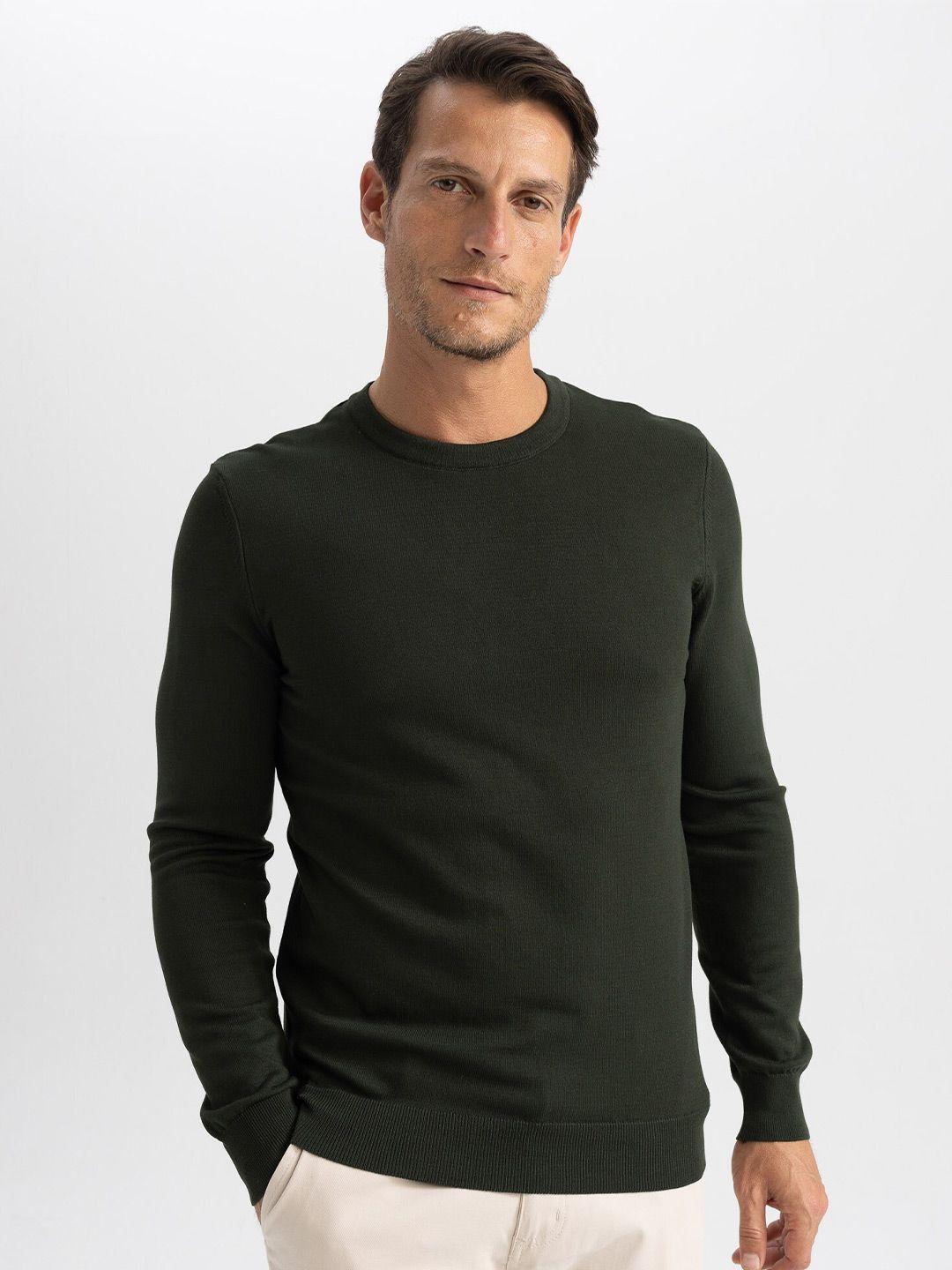 defacto ribbed pullover sweater