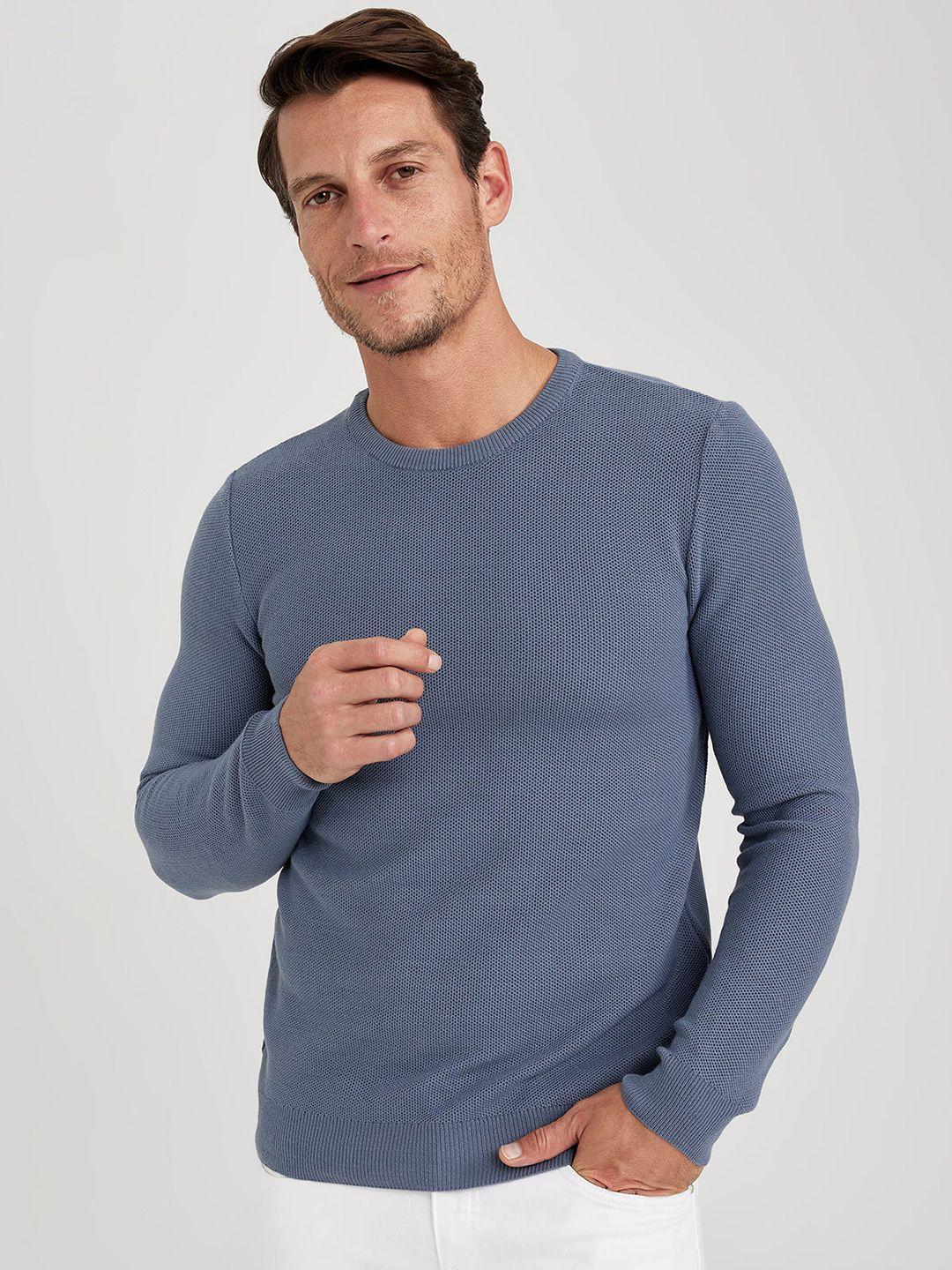 defacto cable knit long sleeves pullover