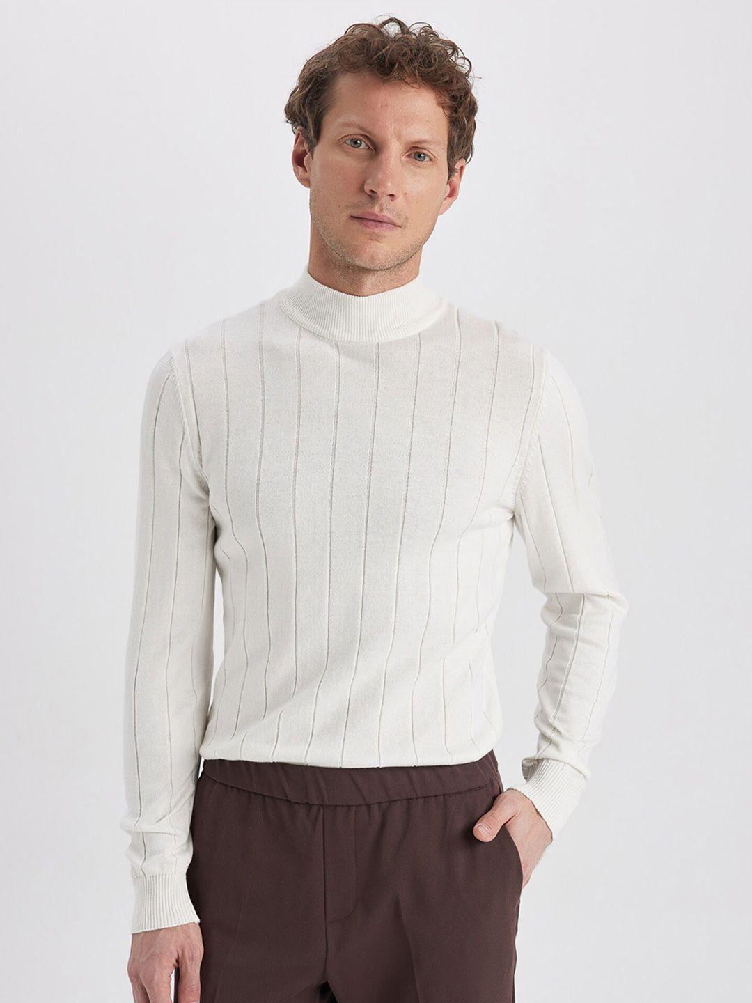 defacto long sleeves striped pullover