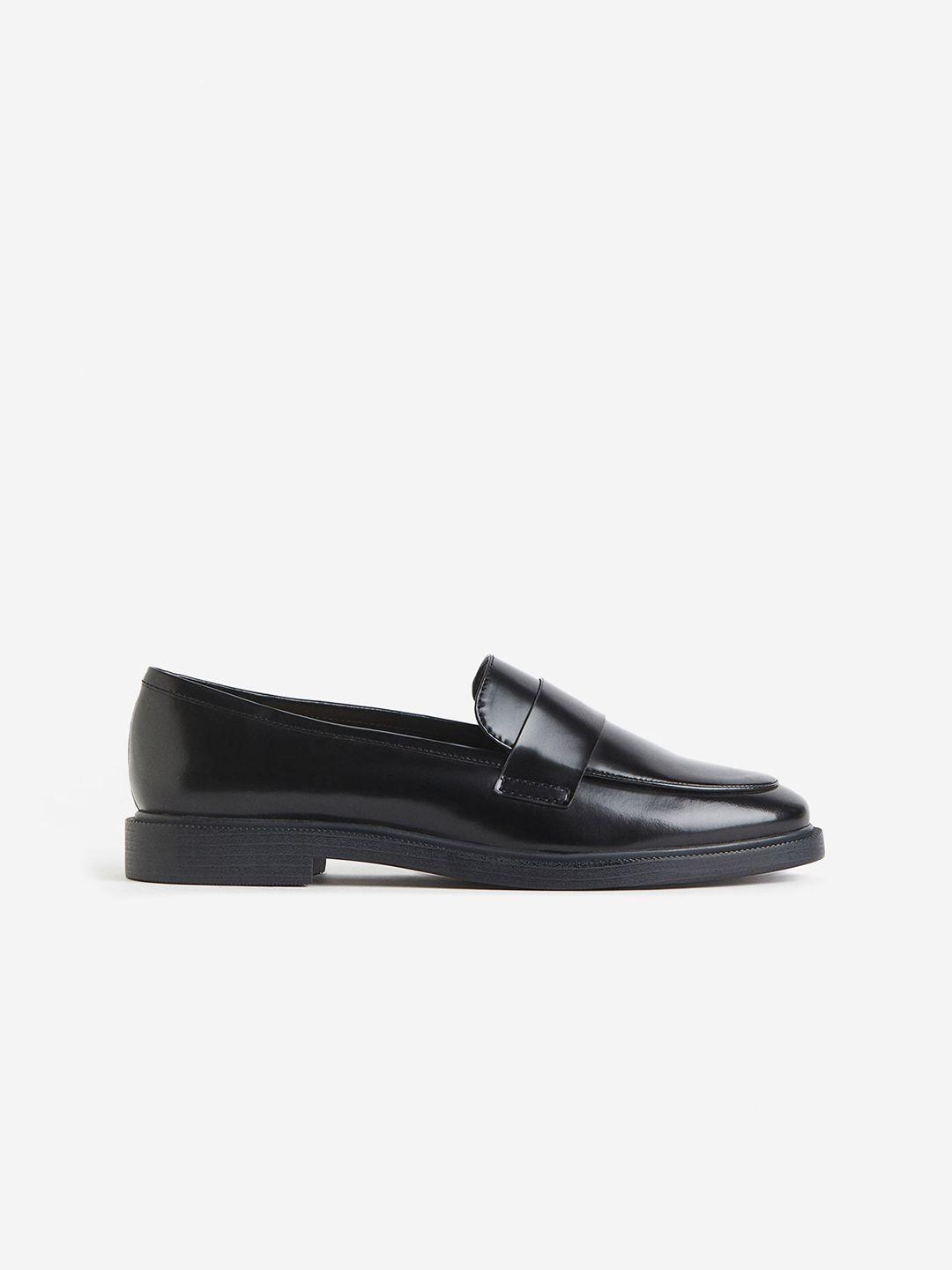 h&m leather loafers