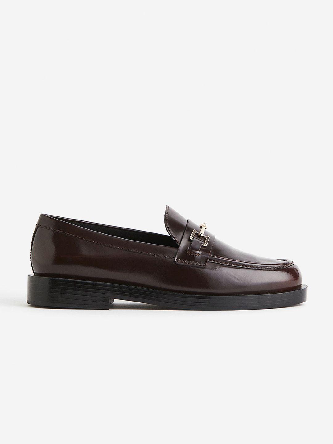 h&m leather loafers