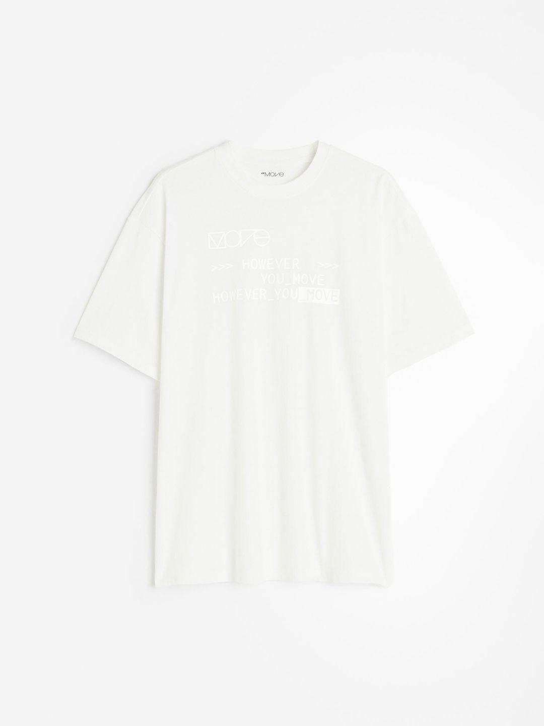 h&m drymove printed sports t-shirt