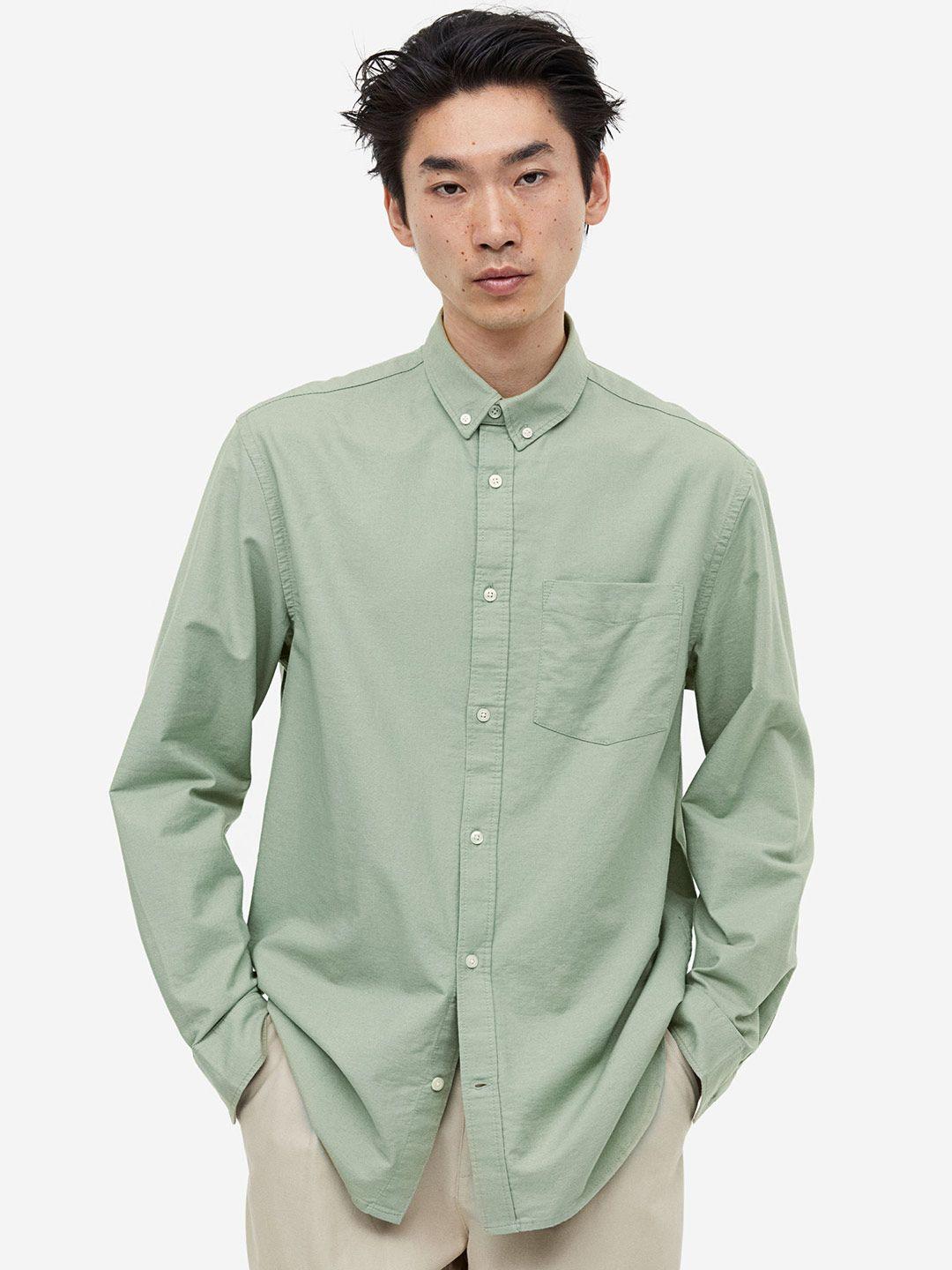 h&m regular fit oxford shirt