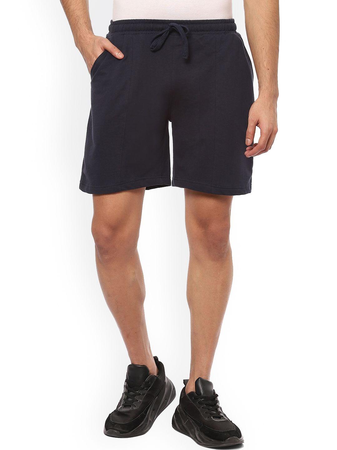 2bme men mid-rise cotton regular shorts