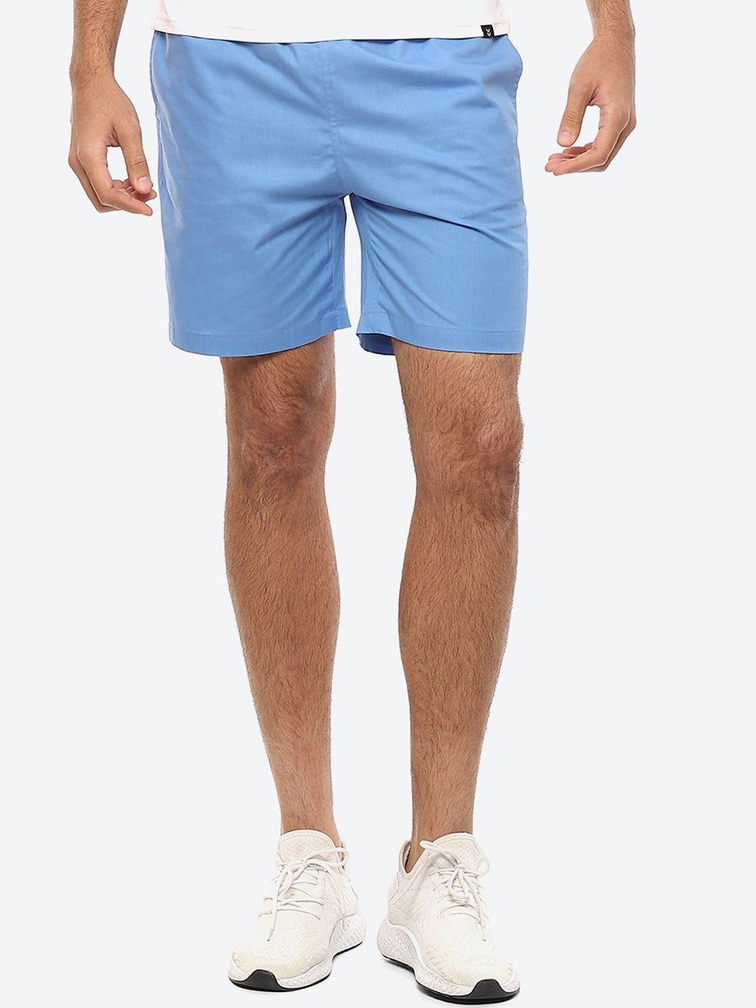 2bme men mid-rise cotton shorts