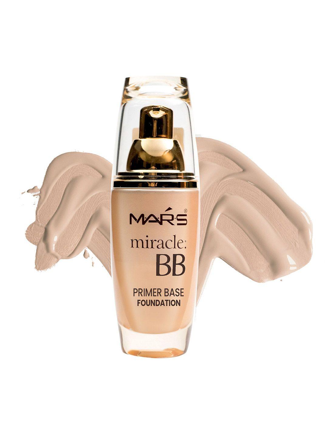 mars miracle bb primer base foundation - 60ml - golden beige 106