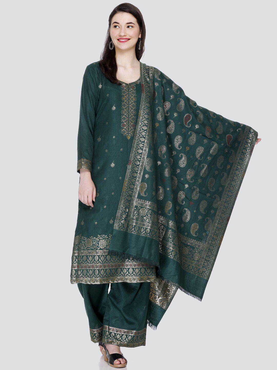 kidar ethnic motifs woven design unstitched dress material