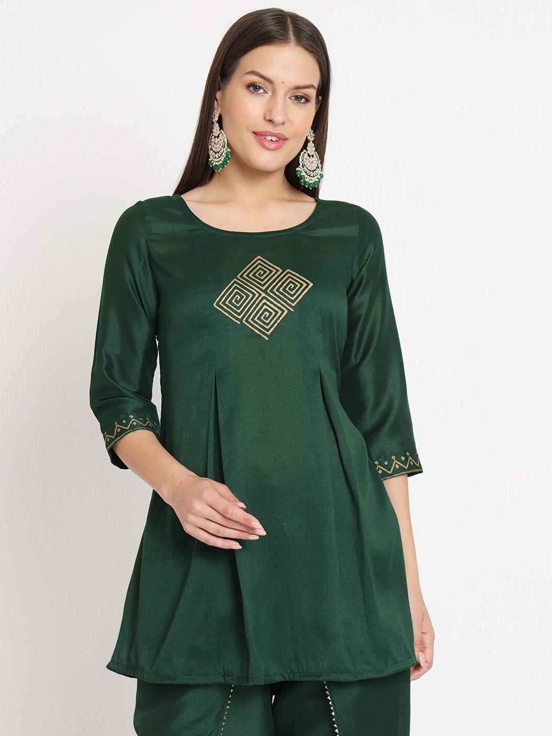 studio rasa block printed a line kurti