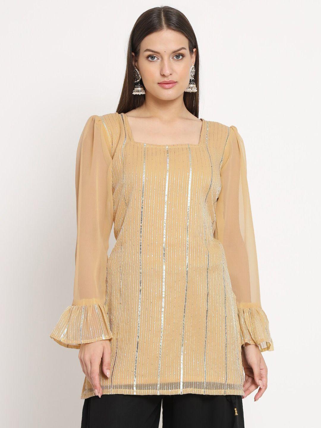 studio rasa striped gotta patti straight kurti