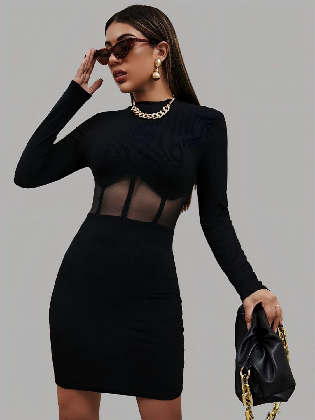 sidyal waist cut-out bodycon dress