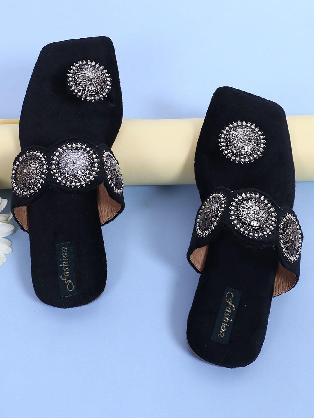 ravis embellished one toe flats