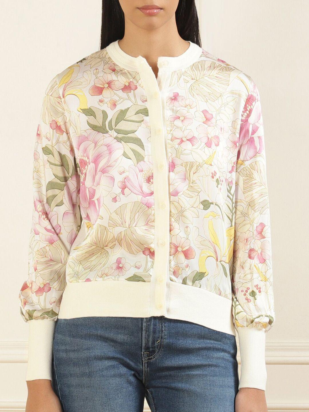 ted baker floral printed cardigan