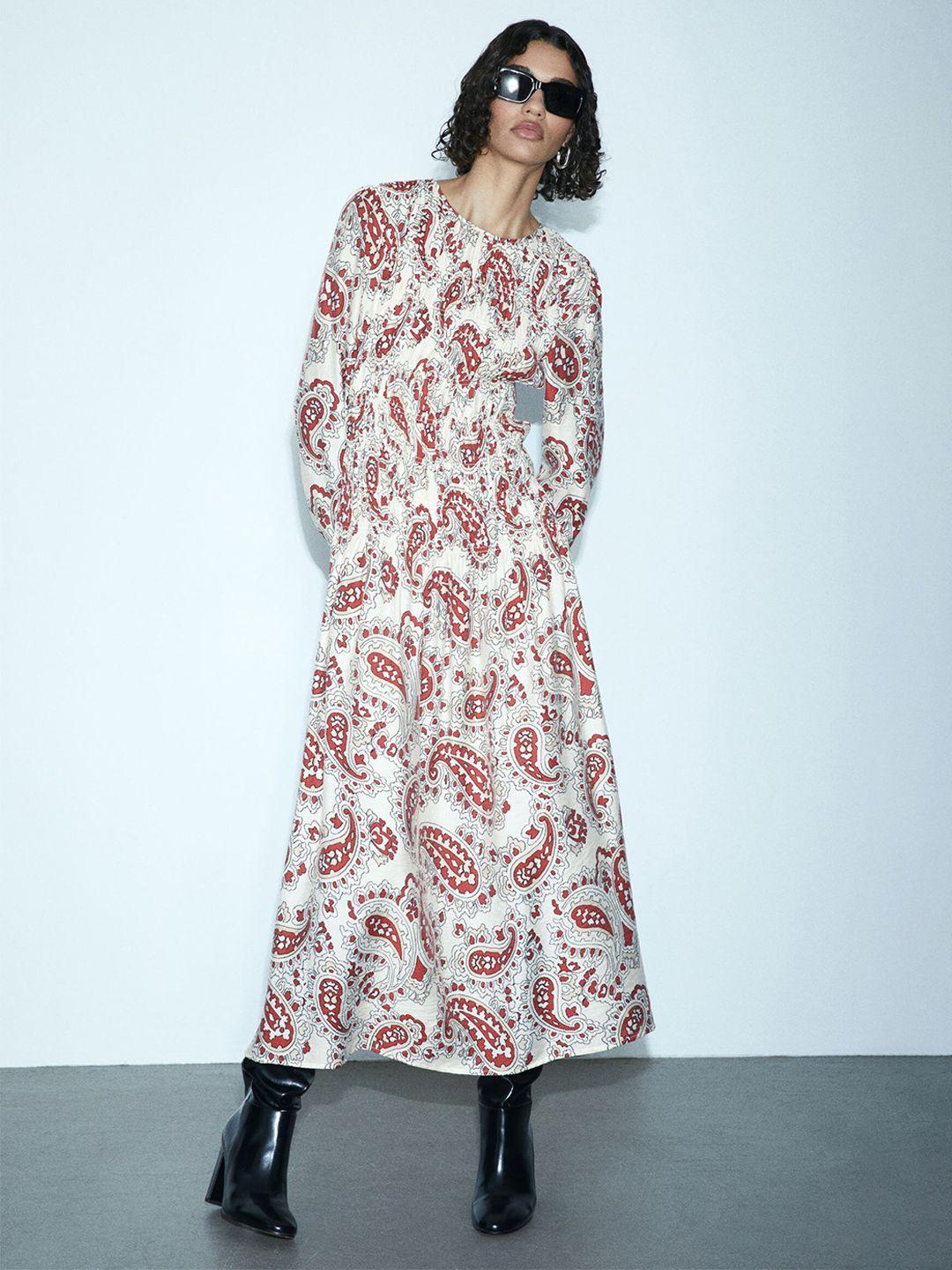 h&m smock-topped dress