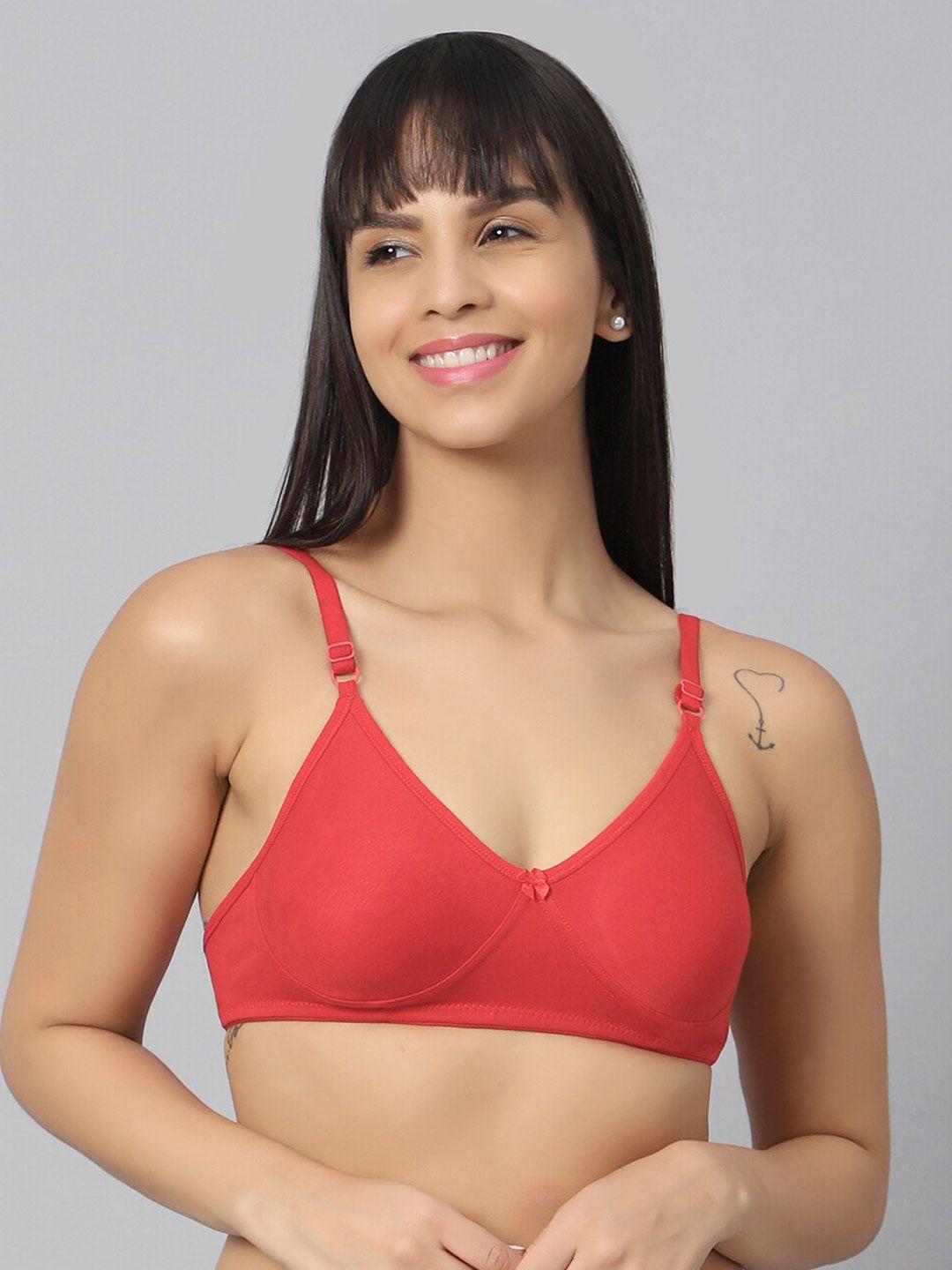 bluenixie non-padded full coverage all day comfort seamless t-shirt bra